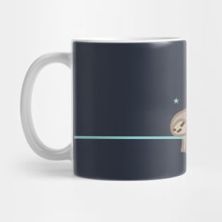 Sleeping sloth with bird (b) Mug